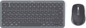 Klawiatura + mysz Hama Zestaw klawiatura i mysz WKM-500 Czarno-szara 1