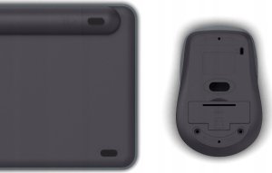 Klawiatura + mysz Hama Zestaw klawiatura i mysz WKM-500 Czarno-szara 9