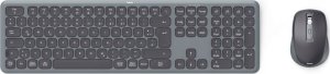 Klawiatura + mysz Hama Hama ZESTAW KLAWIATURA I MYSZ MULTI-DEVICE WKM-550 CZARNO-SZARY (U81730650000) 1