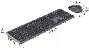 Klawiatura + mysz Hama WKM-550 (U81730650000) 2