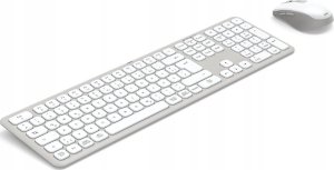 Klawiatura + mysz Hama Hama ZESTAW KLAWIATURA I MYSZ MULTI-DEVICE WKM-550 BIAŁO-SZARY (U81730660000) 4