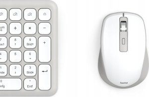Klawiatura + mysz Hama Hama ZESTAW KLAWIATURA I MYSZ MULTI-DEVICE WKM-550 BIAŁO-SZARY (U81730660000) 8