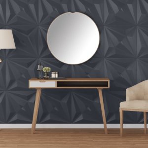 vidaXL vidaXL Panele ścienne, 12 szt., szare, 50x50 cm, XPS, 3 m, gwiazda 1
