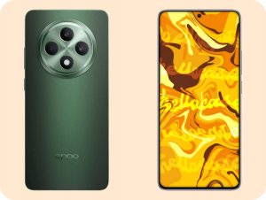 Hello Case ETUI DO OPPO RENO12 F 4G / 5G / FS GUMOWE OBUDOWA CZARNE MATOWE   SZKŁO 9H 3