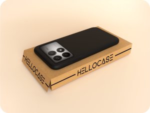 Hello Case ETUI DO XIAOMI POCO F6 PRO GUMOWE OBUDOWA CZARNE MATOWE SILIKON   SZKŁO 9H 5