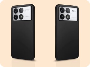 Hello Case ETUI DO XIAOMI POCO F6 PRO GUMOWE OBUDOWA CZARNE MATOWE SILIKON   SZKŁO 9H 6