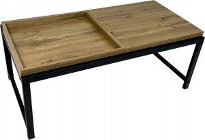 kontrast Stolik kawowy do sypialni pokoju loft 50x100cm dąb 1
