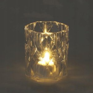 Lampka wtykowa do gniazdka Koopman Mini lampka LED 4,7x6 cm przezroczysta 2