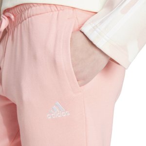 Adidas Spodnie damskie adidas Linear French Terry Cuffed jasnoróżowe IY9200 S 5