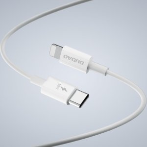Ładowarka Dudao Ładowarka sieciowa GaN Dudao A30EUL 30W USB-A / USB-C + kabel USB-C - Lightning - biała 5
