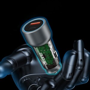 Ładowarka Dudao Ładowarka samochodowa Dudao R4T 30W USB-A / USB-C - szara 3
