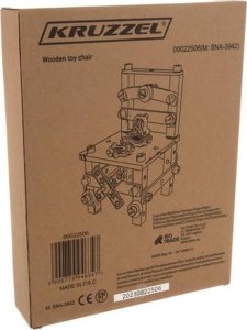 Kruzzel Krzesło drewniane montażowe Kruzzel 22506 11