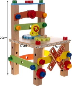 Kruzzel Krzesło drewniane montażowe Kruzzel 22506 3