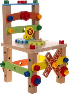 Kruzzel Krzesło drewniane montażowe Kruzzel 22506 4