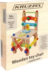 Kruzzel Krzesło drewniane montażowe Kruzzel 22506 10