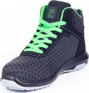 CERVA MF ESD S3S SR - Trzewiki bezpieczne oddychająca i trwały cholewka PUTEK podnosek włókno szklane i wkładka antyprzebiciowa typu S podeszwa PU/PU 43 6