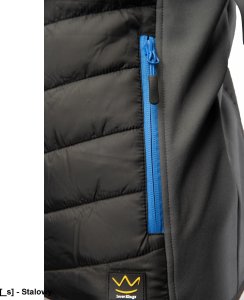 Kurtka męska Polstar A8SO TOPAZ STAL - Kurtka ocieplana typu softshell zapięcie zamek żyłkowy od środka zabezpieczony listwą kołnierz ocieplony polarem odpinany kaptur ocieplany polarem odblaski 3XL. 14