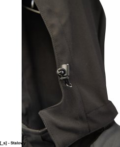 Kurtka męska Polstar A8SO TOPAZ STAL - Kurtka ocieplana typu softshell zapięcie zamek żyłkowy od środka zabezpieczony listwą kołnierz ocieplony polarem odpinany kaptur ocieplany polarem odblaski 3XL. 15