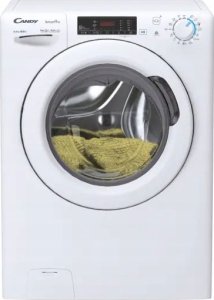 Pralko-suszarka Candy Candy Washing Machine with Dryer | CSHW 4645TW3/1-S | Energy efficiency class C/E | Front loading | Washing capacity 6 kg | 1400 RPM | Depth 45 cm | Width 60 cm | Display | Digit | Drying system | Drying capacity 4 kg | Steam functio 1