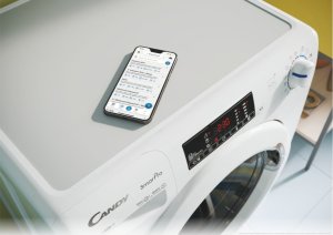 Pralko-suszarka Candy Candy Washing Machine with Dryer | CSHW 4645TW3/1-S | Energy efficiency class C/E | Front loading | Washing capacity 6 kg | 1400 RPM | Depth 45 cm | Width 60 cm | Display | Digit | Drying system | Drying capacity 4 kg | Steam functio 13