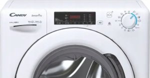 Pralko-suszarka Candy Candy Washing Machine with Dryer | CSHW 4645TW3/1-S | Energy efficiency class C/E | Front loading | Washing capacity 6 kg | 1400 RPM | Depth 45 cm | Width 60 cm | Display | Digit | Drying system | Drying capacity 4 kg | Steam functio 2