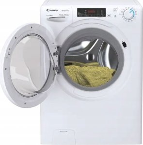 Pralko-suszarka Candy Candy Washing Machine with Dryer | CSHW 4645TW3/1-S | Energy efficiency class C/E | Front loading | Washing capacity 6 kg | 1400 RPM | Depth 45 cm | Width 60 cm | Display | Digit | Drying system | Drying capacity 4 kg | Steam functio 4
