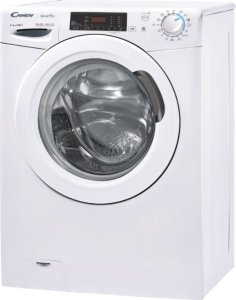 Pralko-suszarka Candy Candy Washing Machine with Dryer | CSHW 4645TW3/1-S | Energy efficiency class C/E | Front loading | Washing capacity 6 kg | 1400 RPM | Depth 45 cm | Width 60 cm | Display | Digit | Drying system | Drying capacity 4 kg | Steam functio 7