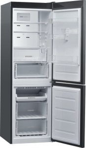 Lodówka Whirlpool Whirlpool Refrigerator | W9M 841A OX | Energy efficiency class C | Free standing | Combi | Height 188.9 cm | No Frost system | Fridge net capacity 225 L | Freezer net capacity 98 L | 35 dB | Inox 2