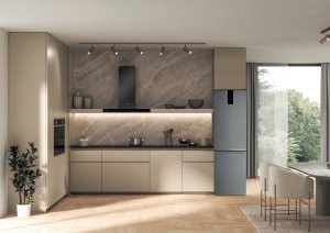 Lodówka Whirlpool Whirlpool Refrigerator | W9M 841A OX | Energy efficiency class C | Free standing | Combi | Height 188.9 cm | No Frost system | Fridge net capacity 225 L | Freezer net capacity 98 L | 35 dB | Inox 3