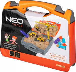 Neo Plac budowy z piaskiem kinetycznym, zabwaka w walizce 3