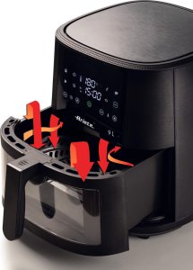 Frytkownica Ariete Ariete 4630/00 Pojedyńczy 9 l Autonomiczny 1500 W Frytkownica na gorące powietrze Czarny 4