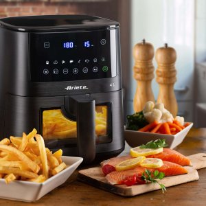 Frytkownica beztłuszczowa Ariete Ariete 4633/00 Pojedyńczy 4 l Autonomiczny 1400 W Frytkownica na gorące powietrze Czarny 5