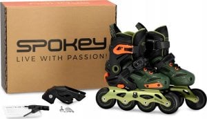 Rolki Spokey Freespo Kids rekreacyjne regulowane zielone r. 27-30 8