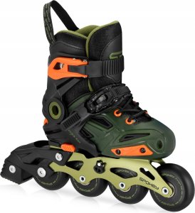 Rolki Spokey Freespo Kids rekreacyjne regulowane zielone r. 35-38 1