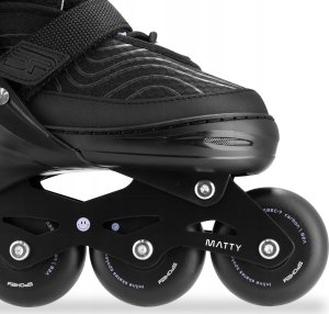 Rolki Spokey Matty rekreacyjne regulowane czarno-różowe r. 35-38 6