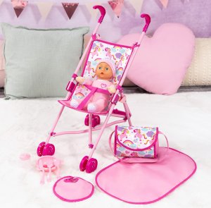 Bayer Bayer Wózek dla lalek spacerówka Buggy Set 30585AB 4