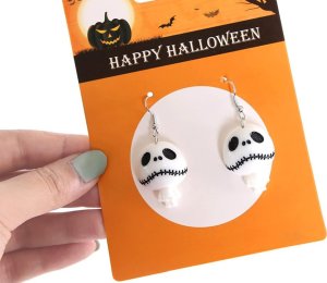 Verk Kolczyki na halloween halloweenowe na imprezę bal duch dynia cukierek oko Kolczyki na halloween halloweenowe na imprezę bal duch dynia cukierek oko 5