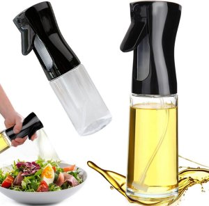 Verk Spryskiwacz do oleju oliwy octu dozownik w sprayu 200ml szklany rozpylacz Spryskiwacz do oleju oliwy octu dozownik w sprayu 200ml szklany rozpylacz 1