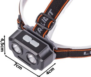 Latarka Verk Latarka czołowa czołówka led xhp30 smd akumualtor Latarka czołowa czołówka led xhp30 smd akumualtor 4