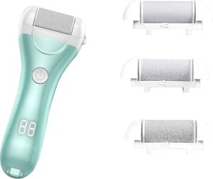 Verk Elektryczny pilnik do stóp pięt tarka pumeks frezarka zestaw 3 rolki lcd Elektryczny pilnik do stóp pięt tarka pumeks frezarka zestaw 3 rolki lcd 2