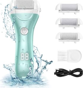 Verk Elektryczny pilnik do stóp pięt tarka pumeks frezarka zestaw 3 rolki lcd Elektryczny pilnik do stóp pięt tarka pumeks frezarka zestaw 3 rolki lcd 5