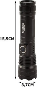 Coba Latarka taktyczna wojskowa zoom coba xhp50 usb Latarka taktyczna wojskowa zoom coba xhp50 usb 3