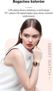 Smartwatch Gino Rossi Zegarek SMARTWATCH G. Rossi własne tarcze 8