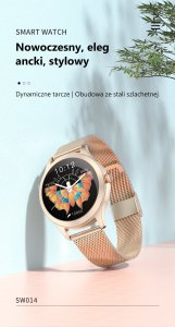 Smartwatch Gino Rossi Zegarek SMARTWATCH G. Rossi własne tarcze 10
