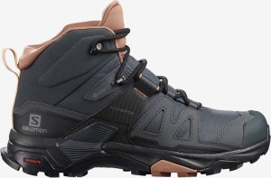 Buty trekkingowe damskie Salomon Buty x ultra 4 mid gtx women-ebony-mocha mousse-almond cream-uk 4,5 (37 1/3) 1