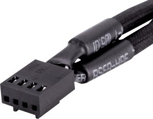 Thermaltake 4-pin - 4-pin x2, 0.11m, Czarny (AC-060-CO1OTN-F1) 3