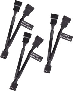 Thermaltake 4-pin - 4-pin x2, 0.11m, Czarny (AC-060-CO1OTN-F1) 1