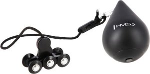 HMS ZESTAW HULA HOP HHW12 BLACK Z WYPUSTKAMI I OBCIĄŻNIKIEM HMS + PAS BR163 BLACK PLUS SIZE 17