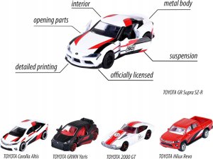 Simba MAJORETTE Toyota racing 5-pack Simba 5
