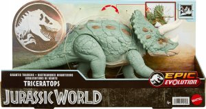 Figurka Mattel Jurassic World Gigantic Trackers Triceratops (HTK79) 2